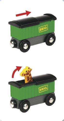 BRIO WORLD - Treno Safari, Veicoli per Pista Trenino BRIO, 3 Pezzi, Età 3+ Anni - 12