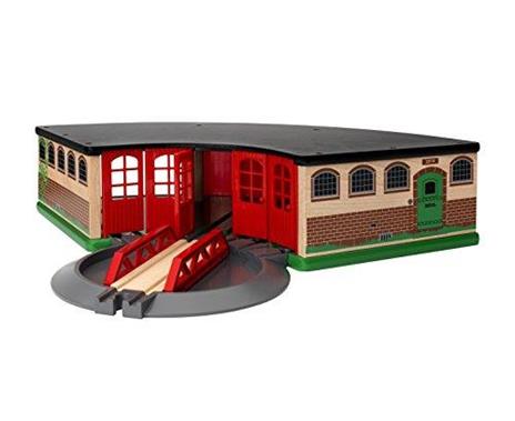 BRIO WORLD - Grande Deposito per Treni, Accessorio per Pista Trenino BRIO, Set da 2 Pezzi, Età 3+ Anni - 2