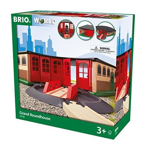 BRIO WORLD - Grande Deposito per Treni, Accessorio per Pista Trenino BRIO, Set da 2 Pezzi, Età 3+ Anni - 12