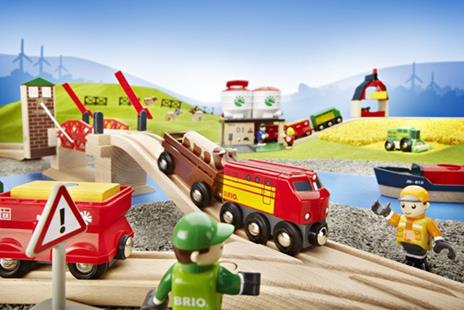 BRIO WORLD - Ponte Levatoio, Accessorio per Pista Trenino BRIO, Set da 3 Pezzi, Età 3+ Anni - 4