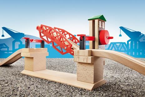 BRIO WORLD - Ponte Levatoio, Accessorio per Pista Trenino BRIO, Set da 3 Pezzi, Età 3+ Anni - 6