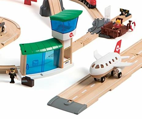 BRIO WORLD - Set Deluxe Il Mondo Della Ferrovia, Pista Trenino con Accessori, 106 pezzi, Età 3+ Anni - 3