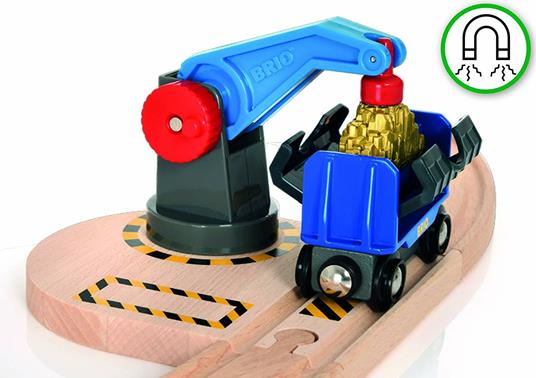 BRIO WORLD - Set Ferrovia Polizia, Pista Trenino con Accessori, 17 pezzi, Età 3+ Anni - 10