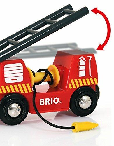 BRIO WORLD - Caserma dei Pompieri, Accessorio per Pista Trenino BRIO, Set da 12 Pezzi, Età 3+ Anni - 5