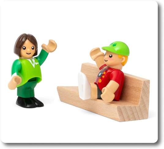 BRIO WORLD, Set Ferrovia Circolare, Pista Trenino con Accessori, 16 pezzi, Età 3+ Anni - 8