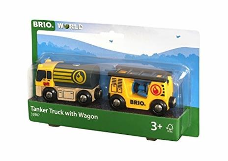 BRIO WORLD - Camion Cisterna, Veicoli per Pista Trenino BRIO, 2 Pezzi, Età 3+ Anni - 2