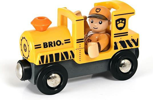 BRIO WORLD -  Set Ferrovia Avventure Safari, Pista Trenino con Accessori, 26 pezzi, Età 3+ Anni - 5