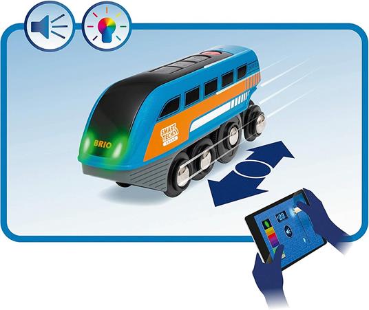 BRIO WORLD - Locomotiva Parlante Smart Tech Sound, Accessorio per Pista Trenino BRIO - 5