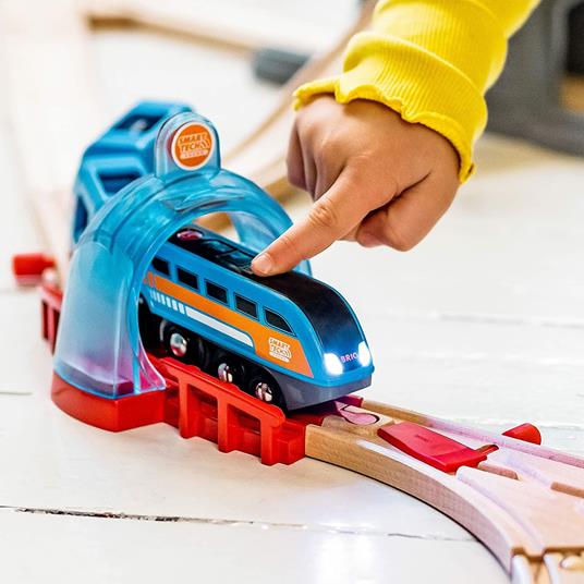 BRIO WORLD - Set Ferrovia Interattivo Smart Tech Sound, Pista Trenino con Accessori - 7