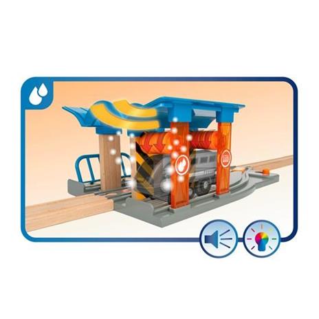 BRIO WORLD - Stazione di Servizio Ferrovia Smart Tech Sound, Accessorio per Pista Trenino BRIO - 5