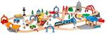 BRIO WORLD - Set Ferrovia Deluxe, Pista Trenino con Tunnel Azione Smart Tech Sound, 91 pezzi, Età 3+ Anni