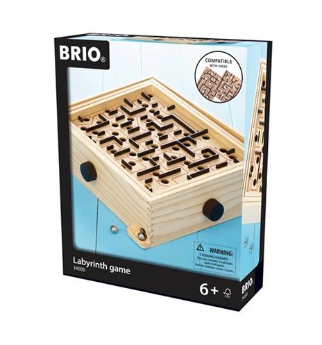BRIO - Labirinto, Gioco da Tavolo in Legno con 2 Biglie, Età 6+ Anni - 4