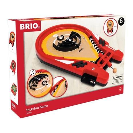 BRIO - Flipper Tiro a Segno, Flipper da Tavolo con Suoni, Età 6+ Anni