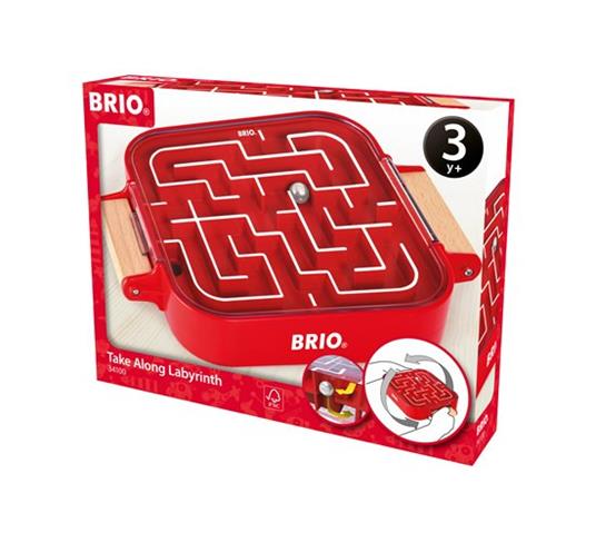 BRIO - Labirinto con Base Flessibile, Gioco da Tavolo in Legno con Biglia, Età 6+ Anni - 4