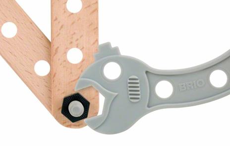 BRIO BUILDER - Starter Set Costruzioni con Cassetta degli Attrezzi, Kit per Veicoli da Montare, 49 Pezzi, Età 3+ Anni - 10