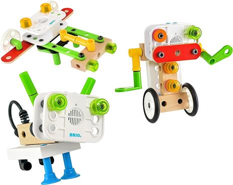 BRIO BUILDER - Set di Costruzioni Registra&Ascolta, Kit per Veicoli da Montare, 68 Pezzi, Età 3+ Anni - 5