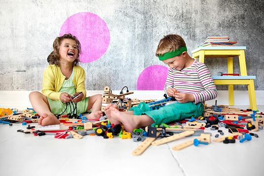 BRIO BUILDER - Set di costruzioni con motore a trazione, Kit per Veicoli da Montare, 67 Pezzi, Età 3+ Anni - 5