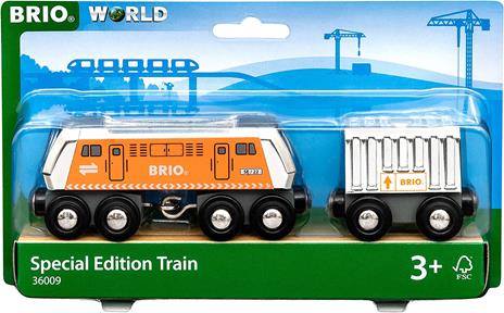 BRIO WORLD - Treno Edizione Speciale 2022, Veicoli per Pista Trenino BRIO, 3 Pezzi, Età 3+ Anni - 5