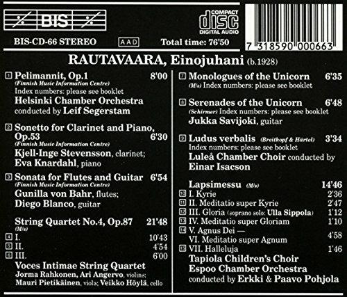 Chamber Music - CD Audio di Einojuhani Rautavaara - 3