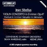 Concerto per Violino in D Mino - CD Audio di Jean Sibelius,Neeme Järvi,Göteborg Symphony Orchestra,Silvia Marcovici
