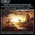 Sinfonie per archi n.8, n.11 - CD Audio di Felix Mendelssohn-Bartholdy