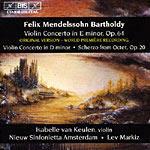 Concerto per Violino in e Mino - CD Audio di Felix Mendelssohn-Bartholdy