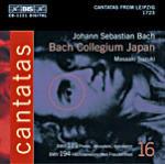 Cantate vol.16 - CD Audio di Johann Sebastian Bach