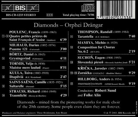 Diamonds - CD Audio di Orphei Drangar - 2