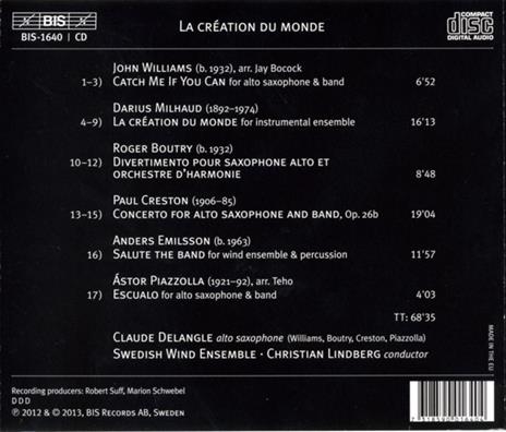 La Creation Du Monde - CD Audio di Williams-Milhaud-Boutry - 3