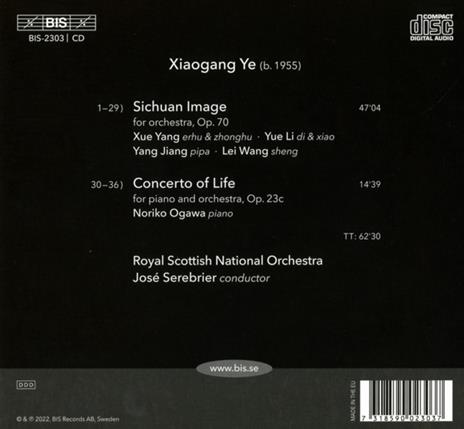 Sichuan Image - CD Audio di Royal Scottish National Orchestra,Noriko Ogawa,Ye Xiaogang - 2
