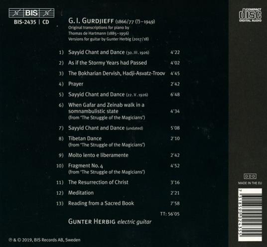Ex Oriente - CD Audio di Günther Herbig,Georges Ivanovich Gurdjieff - 2