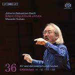 Cantate vol.36 - SuperAudio CD ibrido di Johann Sebastian Bach,Masaaki Suzuki,Bach Collegium Japan