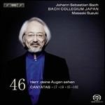 Herr-deine Augen Sehen. Cantate BWV17, BWV19, BWV45, BWV102 - SuperAudio CD ibrido di Johann Sebastian Bach,Masaaki Suzuki,Bach Collegium Japan