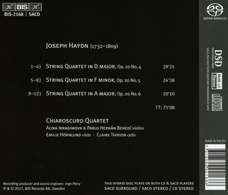 Quartetti per Archi - SuperAudio CD di Franz Joseph Haydn - 2
