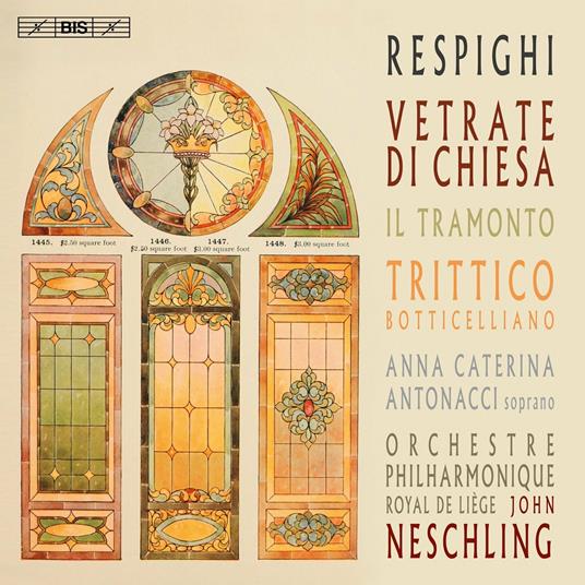 Vetrate di chiesa - Trittico botticelliano - Il tramonto - CD Audio di Ottorino Respighi