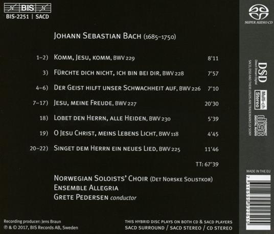 Mottetti - SuperAudio CD di Johann Sebastian Bach - 2
