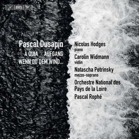 A Quia - Aufgang - Wenn du demm Wind - SuperAudio CD di Pascal Dusapin