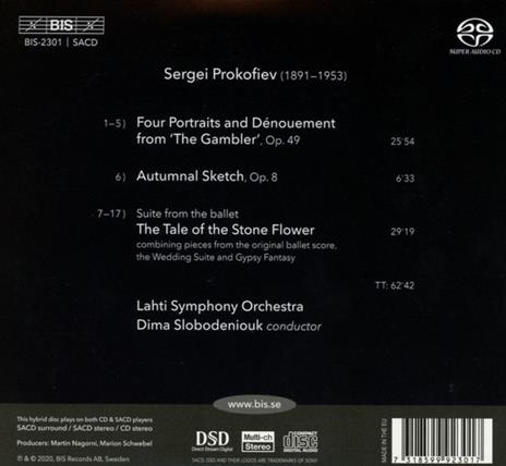Il Giocatore, Il Fiore Di Pietra (Suites) - SuperAudio CD di Sergei Prokofiev - 2