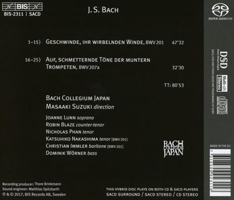 Cantate Sacre - SuperAudio CD di Johann Sebastian Bach - 2