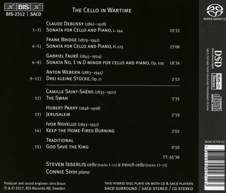 The Cello in Wartimes - SuperAudio CD ibrido di Steven Isserlis - 2