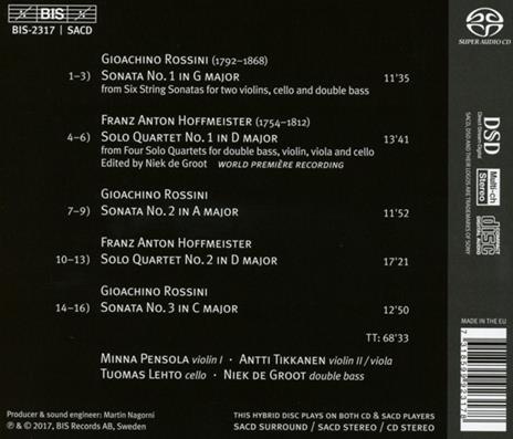 String Sonatas - CD Audio di Gioachino Rossini - 2