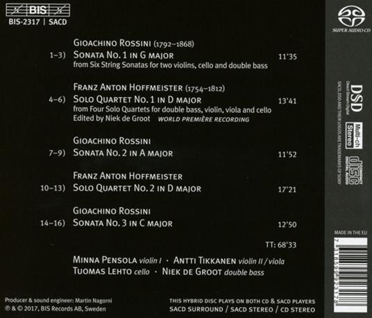 String Sonatas - CD Audio di Gioachino Rossini - 2