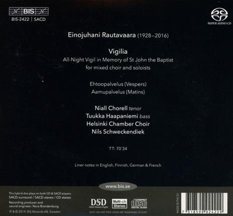 Vigilia - SuperAudio CD ibrido di Einojuhani Rautavaara - 2