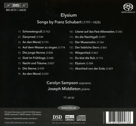 A Schubert Recital - SuperAudio CD di Franz Schubert,Carolyn Sampson - 2