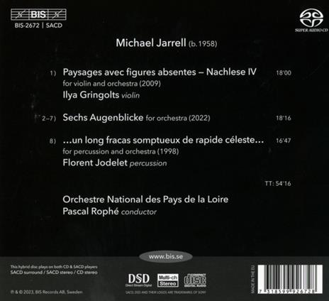 Orchestral Works. Paysages Avec Figures - SuperAudio CD di Michael Jarrell - 2