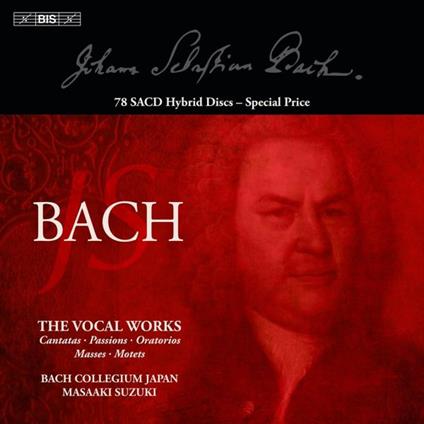 The Vocal Works. Cantatas - Passions - Oratorios - Masses - Motets - CD Audio di Johann Sebastian Bach,Bach Collegium Japan