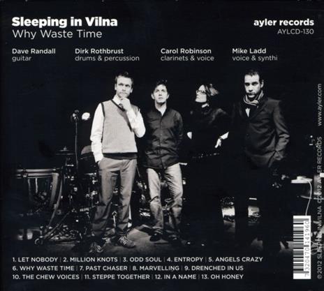 Sleeping in Vilna - Why Waste Time - CD Audio di Dave Randall - 2