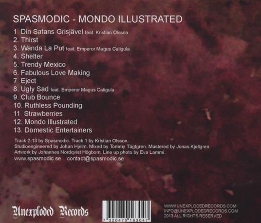 Mondo Illustrated - CD Audio di Spasmodic - 2