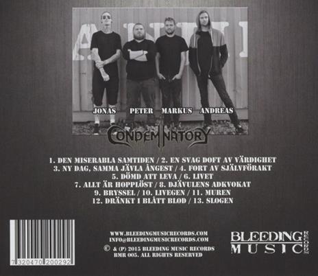 REvolutionar... - CD Audio di Condemnatory - 2