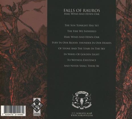 Hail Wind and Hewn Oak - CD Audio di Falls of Rauros - 2